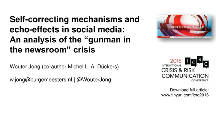 self correcting mechanisms and echo effects