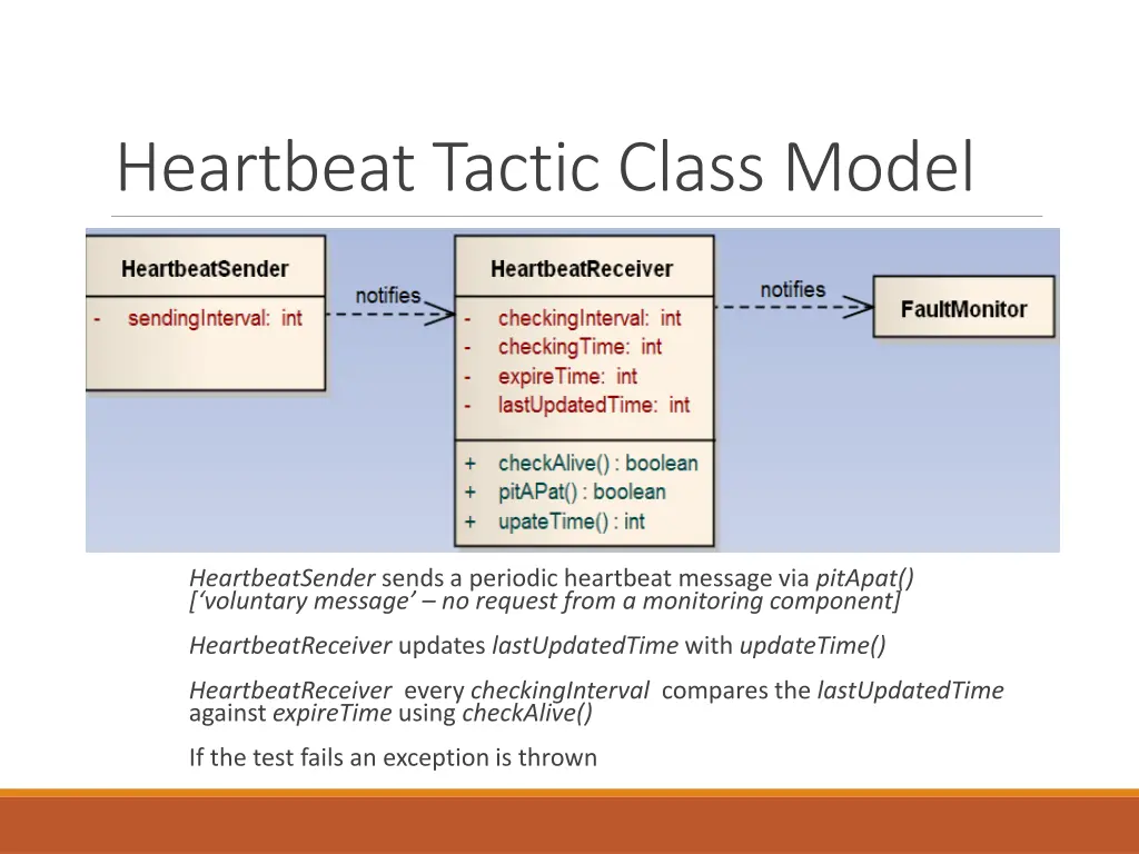 heartbeat tactic class model