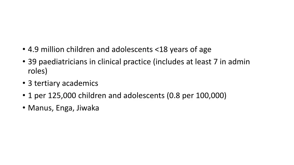 4 9 million children and adolescents 18 years