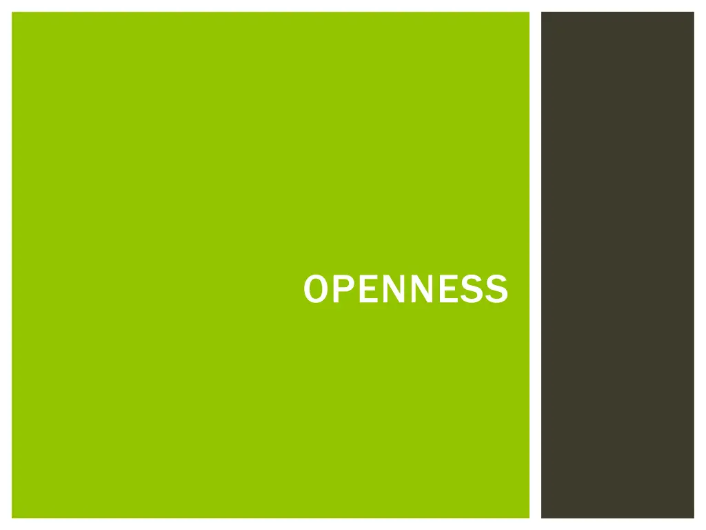 openness