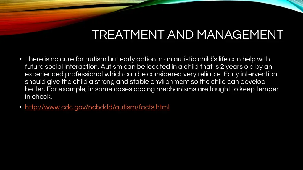 treatment and management