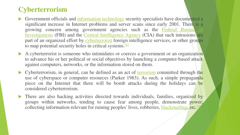 cyberterrorism