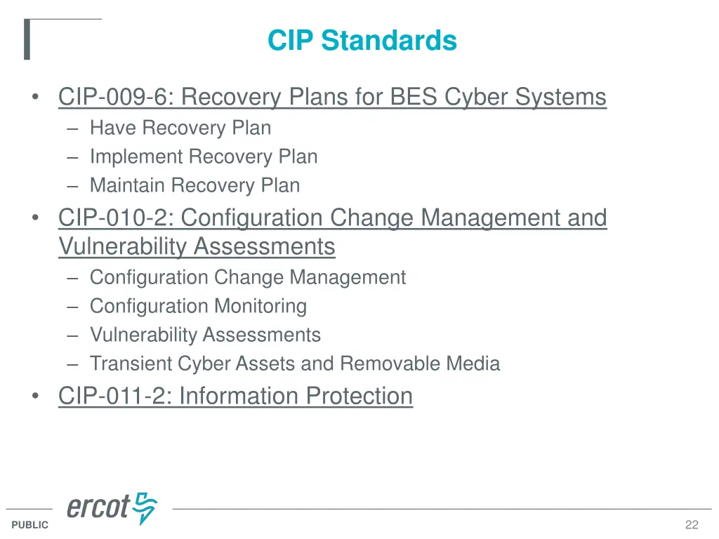 cip standards 3