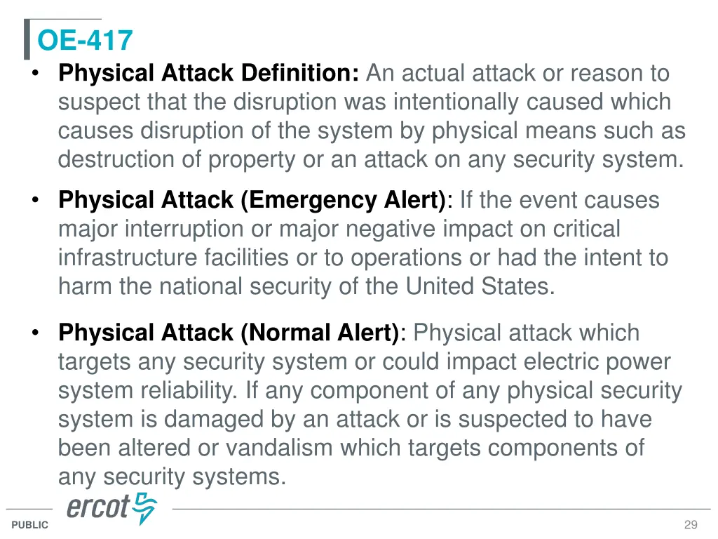 oe 417 physical attack definition an actual