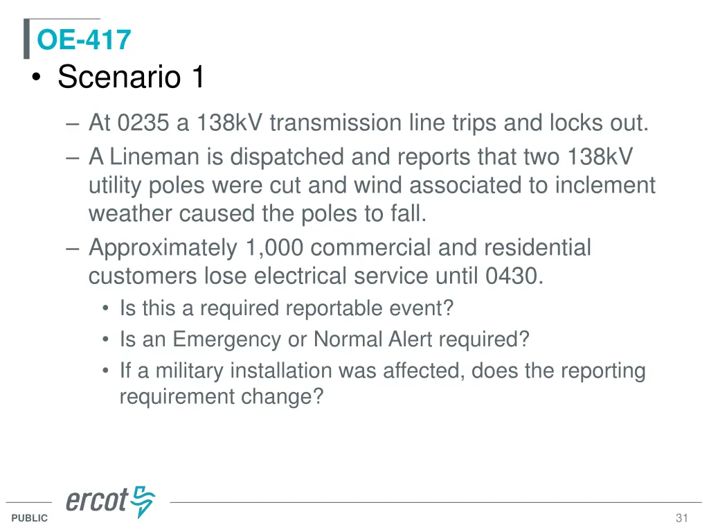 oe 417 scenario 1