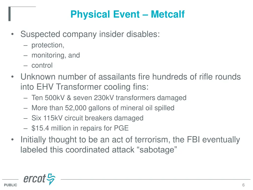 physical event metcalf