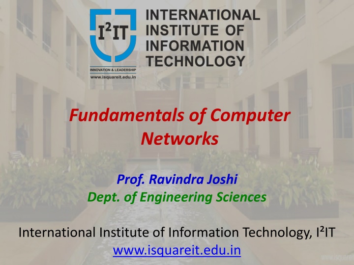 fundamentals of computer networks