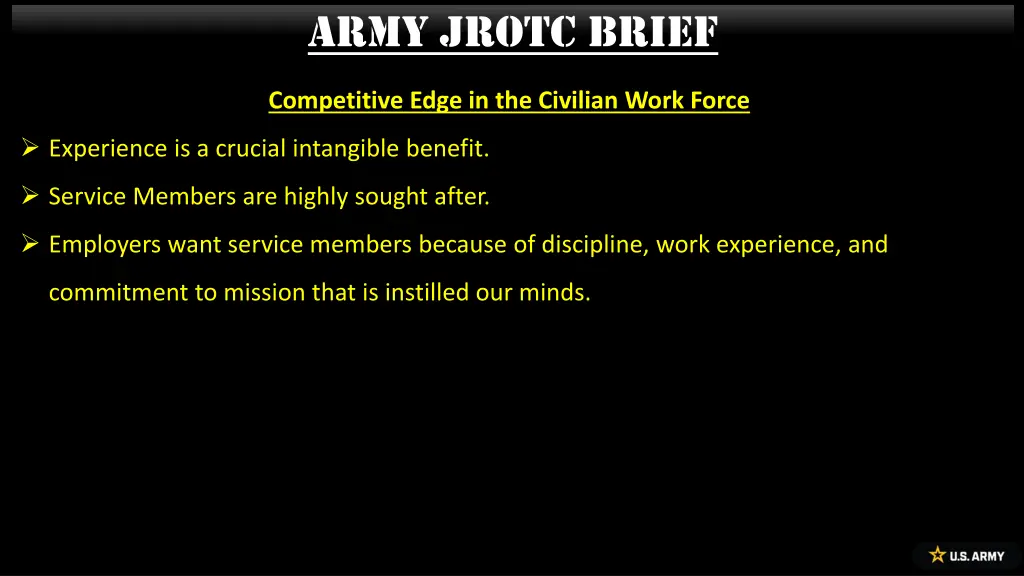 army jrotc brief 11