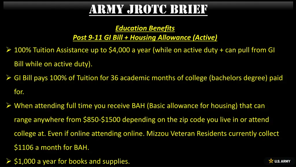 army jrotc brief 5