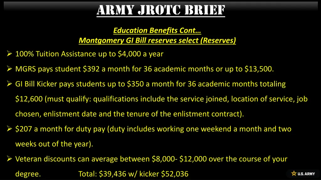 army jrotc brief 6