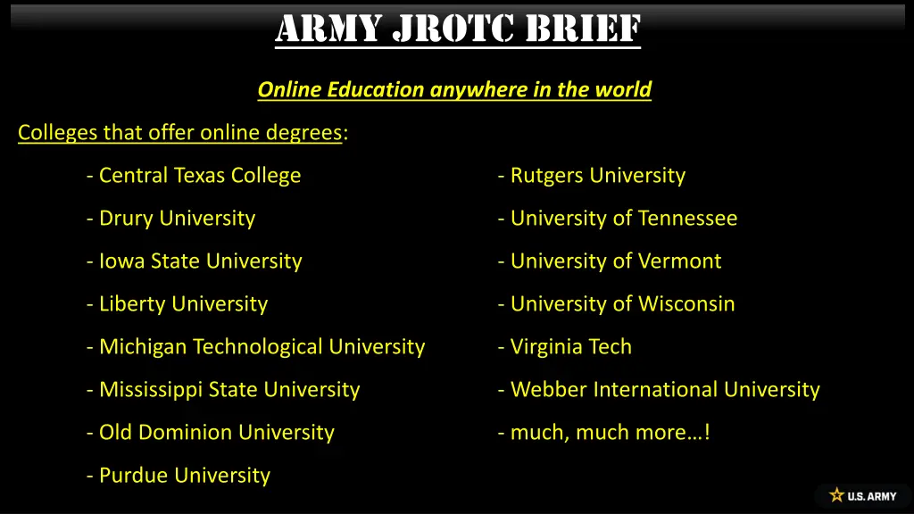 army jrotc brief 8