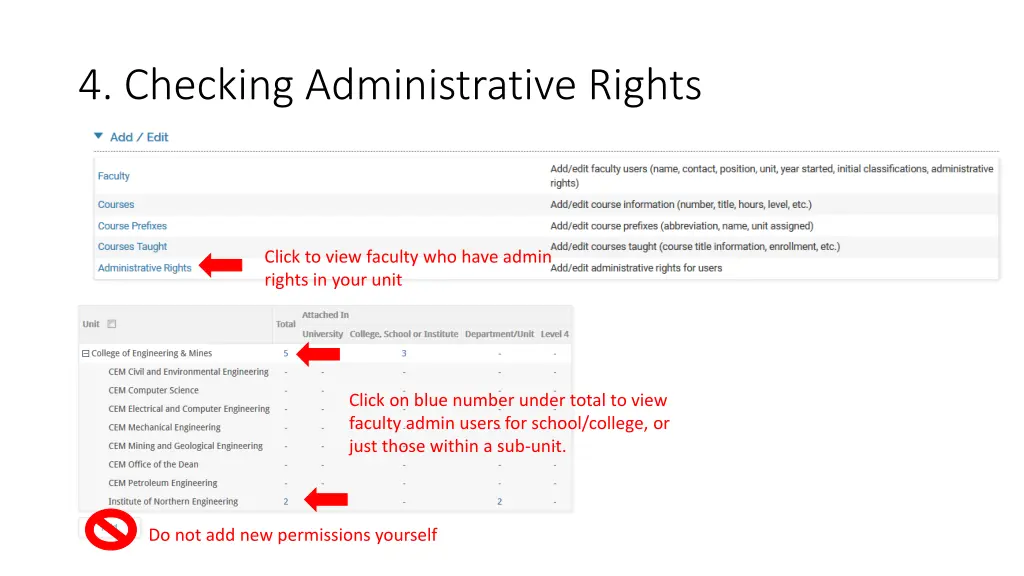 4 checking administrative rights