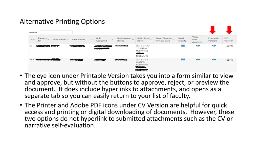 alternative printing options