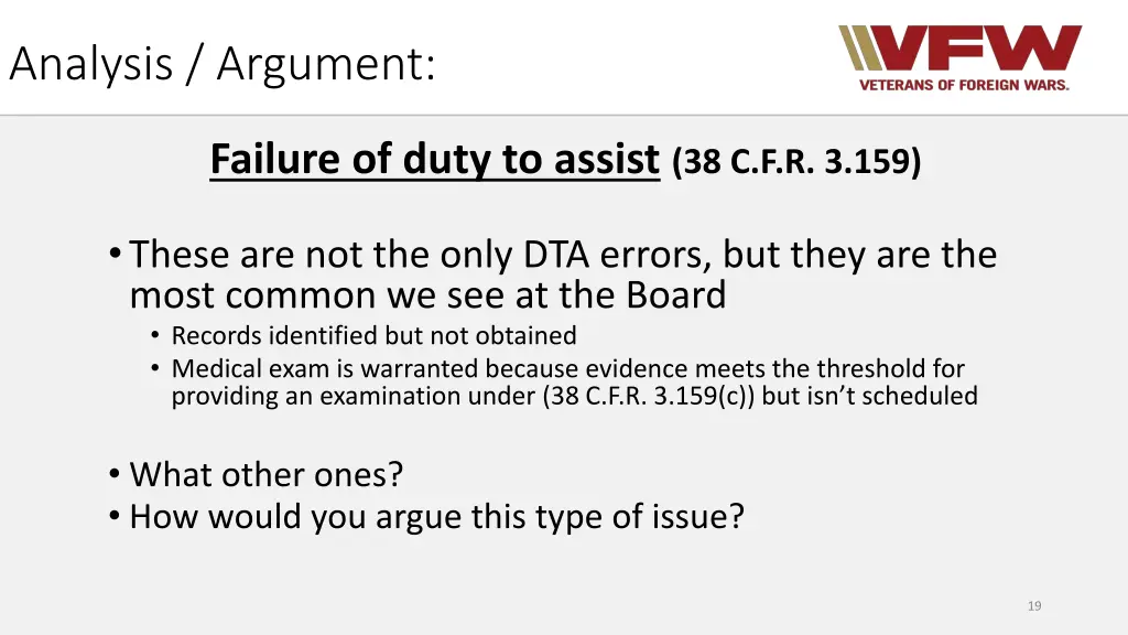 analysis argument 1
