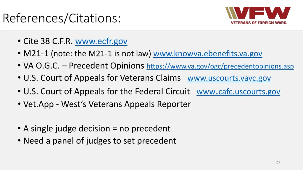 references citations