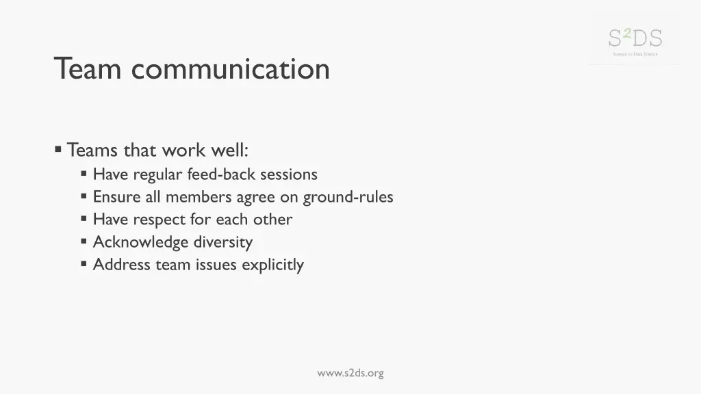team communication