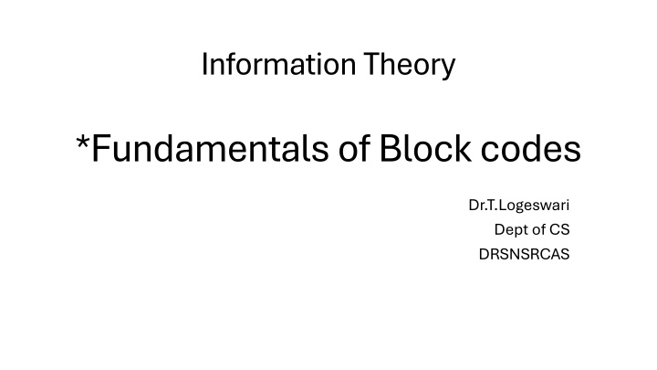 information theory