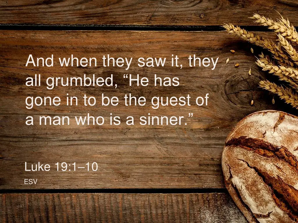 and when they saw it they all grumbled