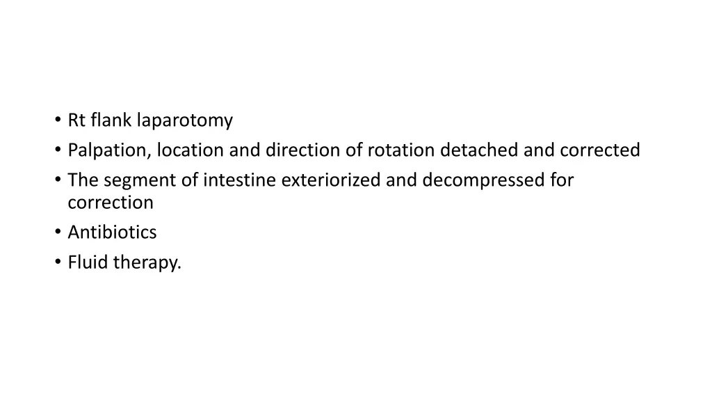 rt flank laparotomy palpation location