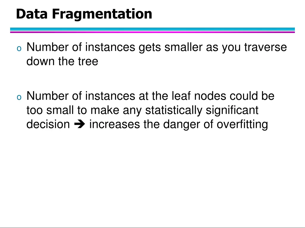 data fragmentation