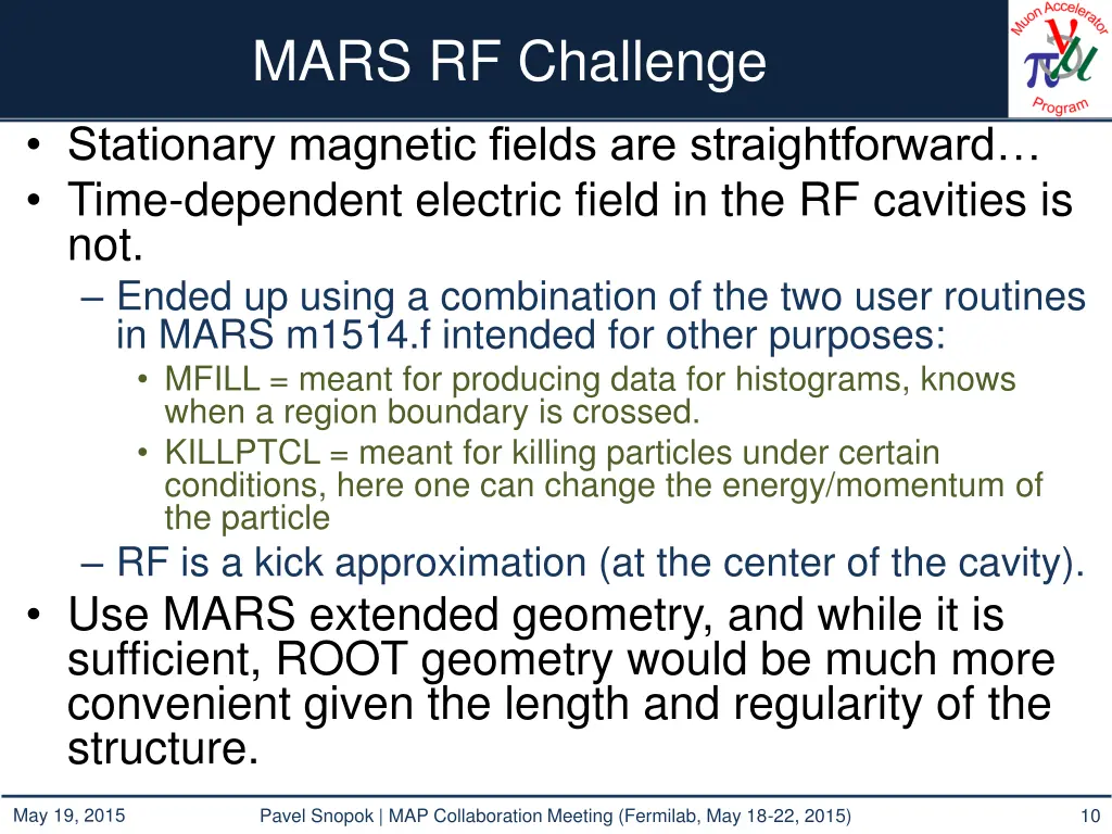 mars rf challenge