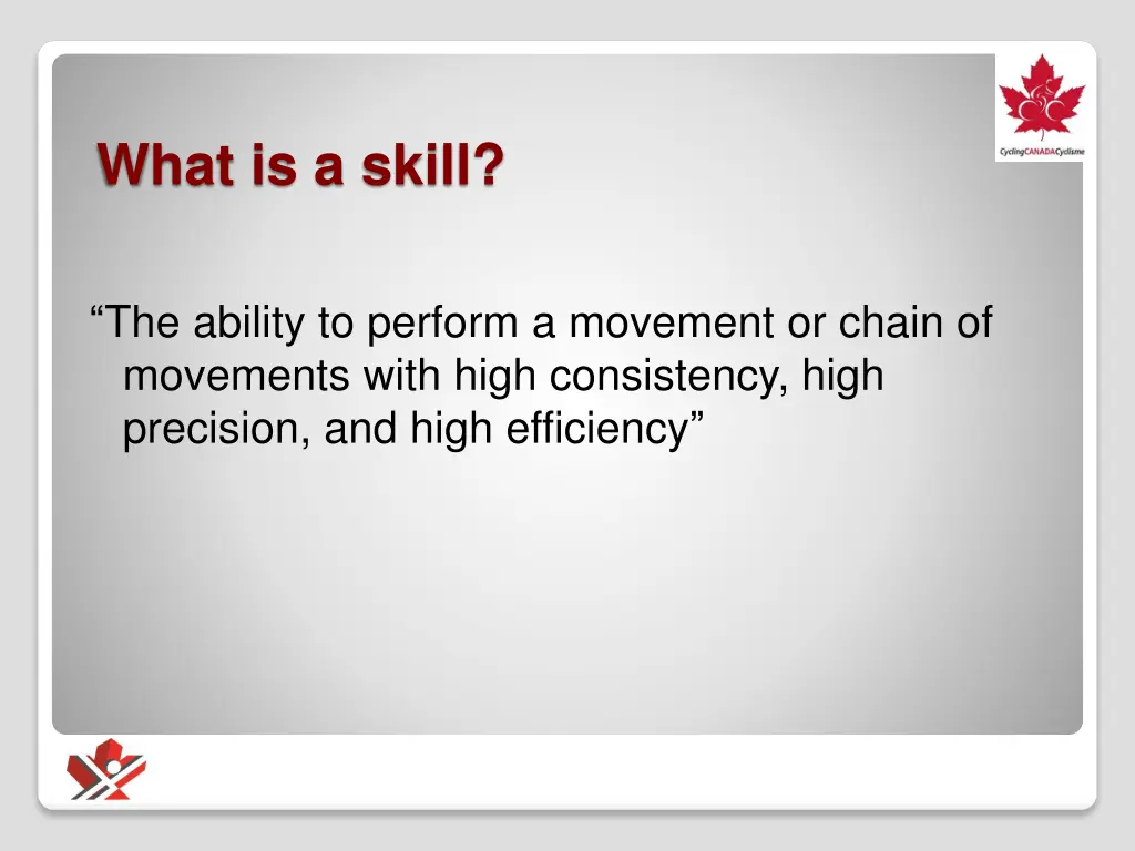 what is a skill