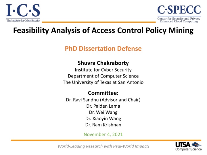 feasibility analysis of access control policy
