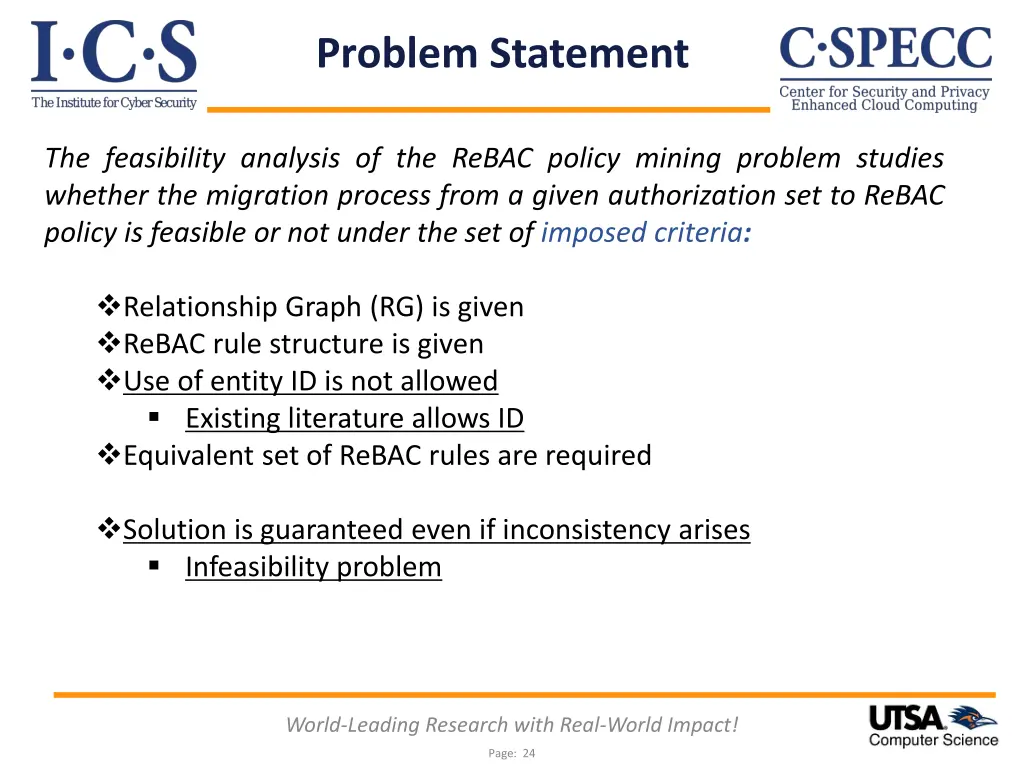 problem statement