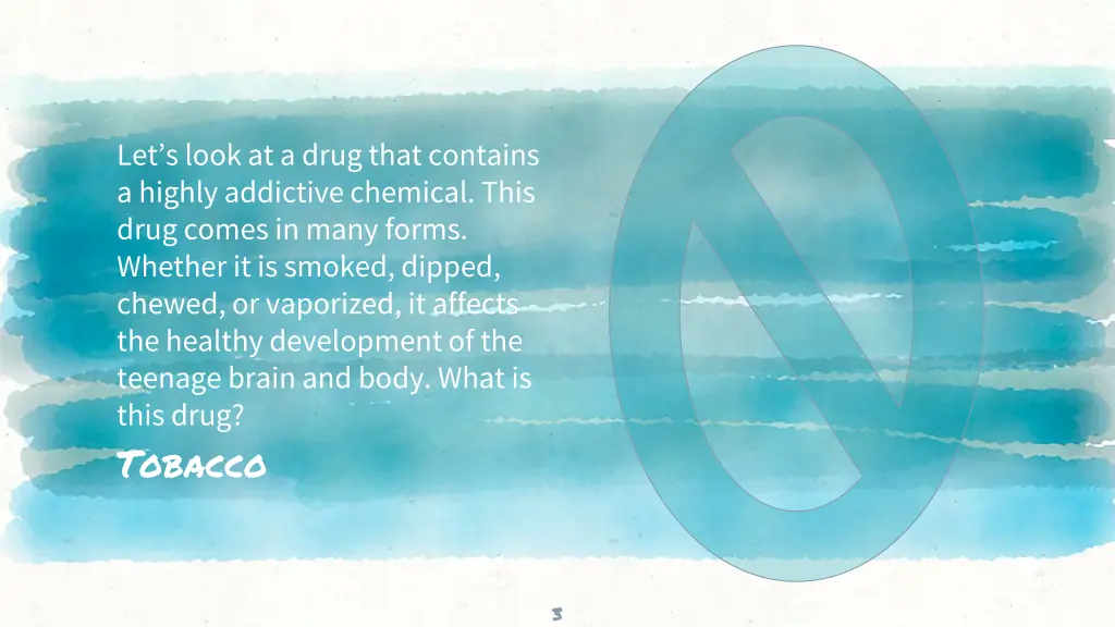 let s look at a drug that contains a highly