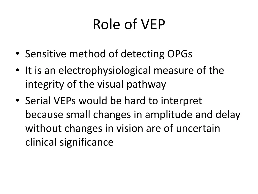 role of vep