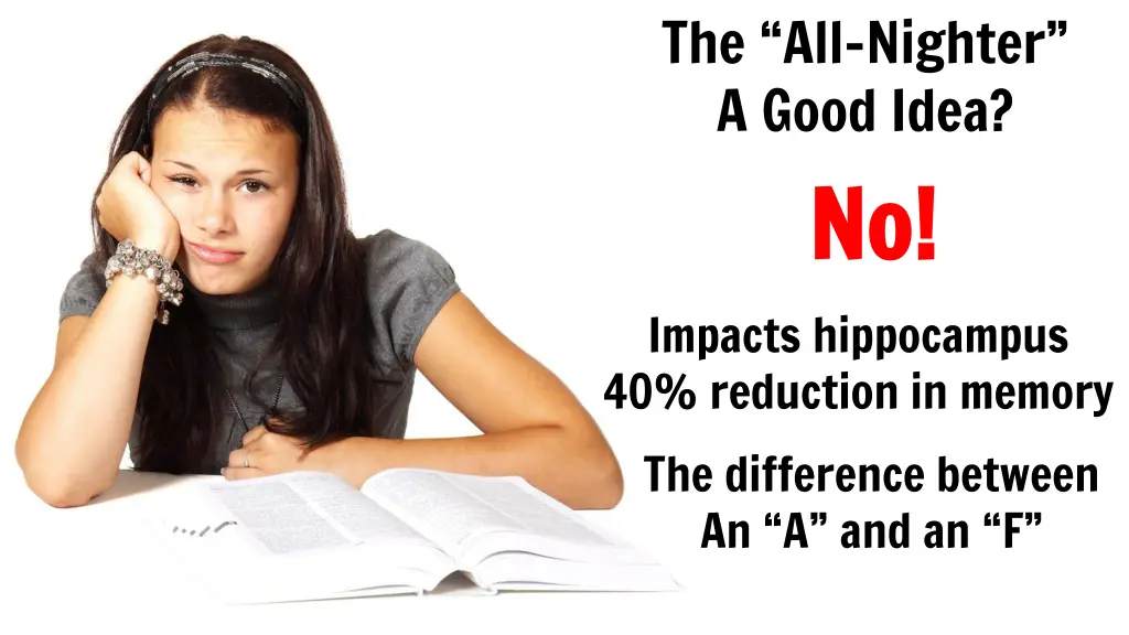 the all nighter a good idea no no impacts
