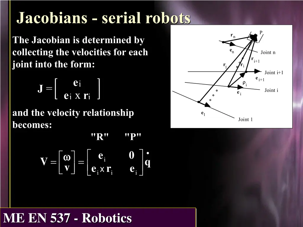 jacobians serial robots 5