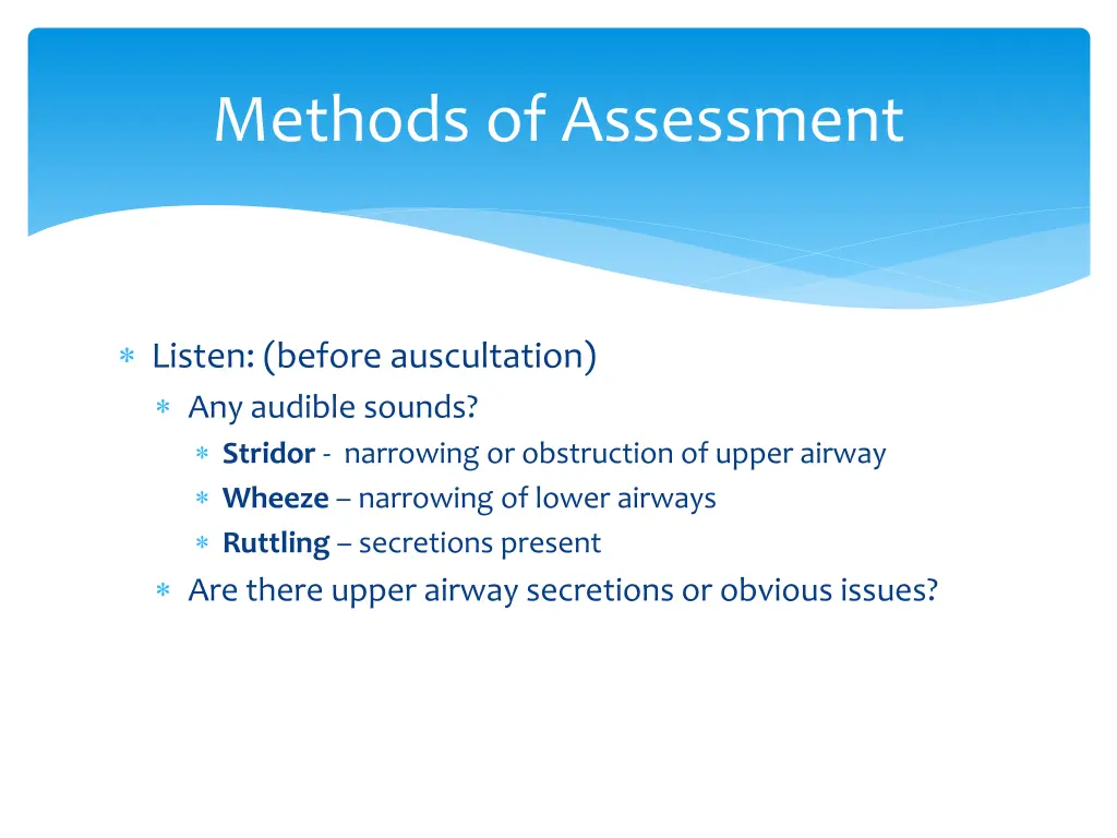 methods of assessment 3
