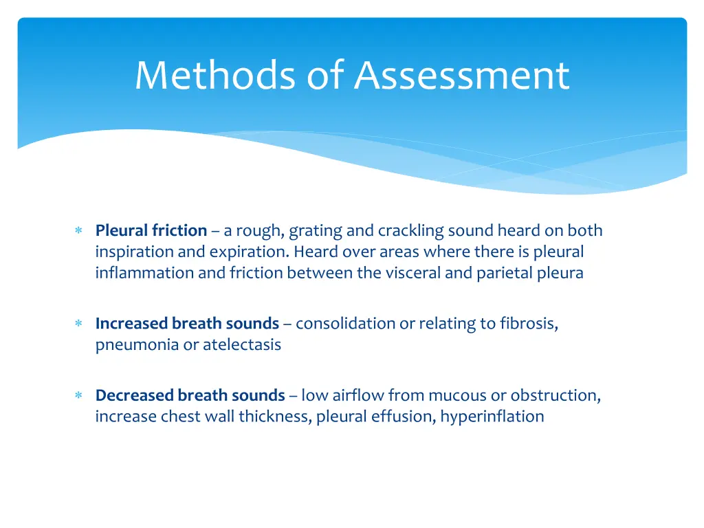 methods of assessment 6