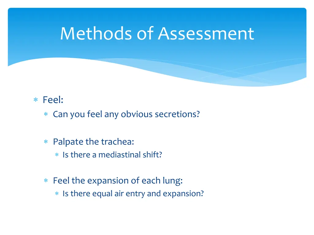 methods of assessment 7