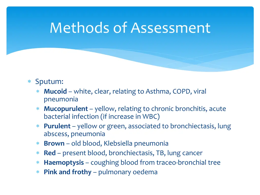 methods of assessment 8