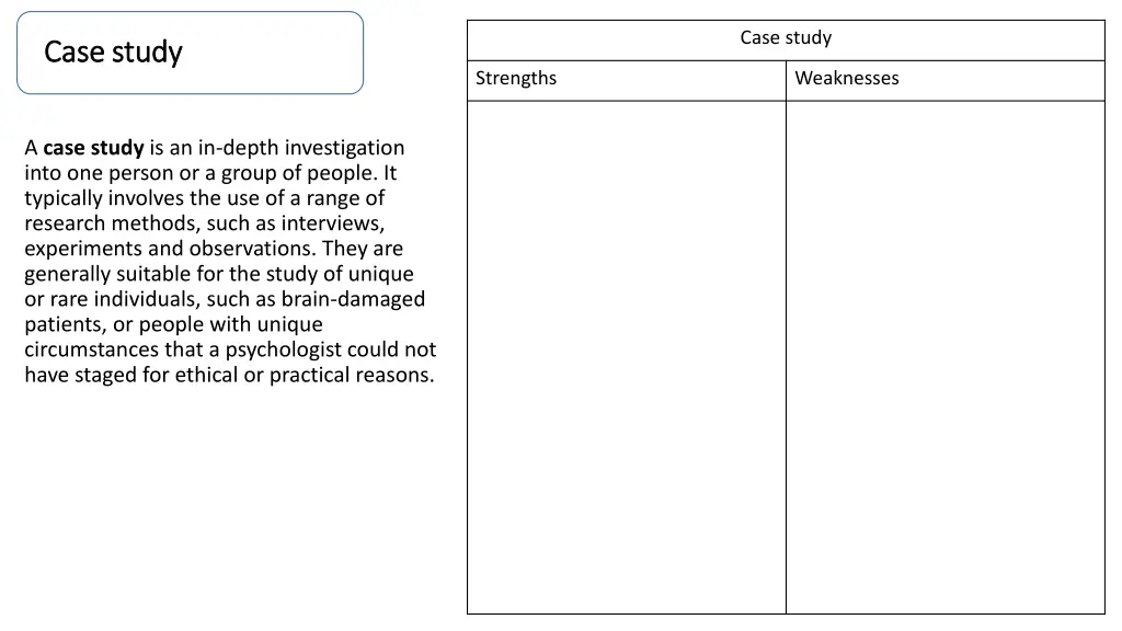 case study