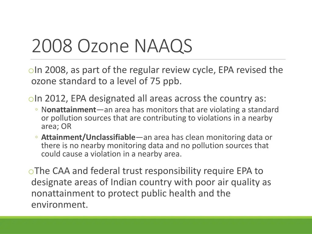2008 ozone naaqs