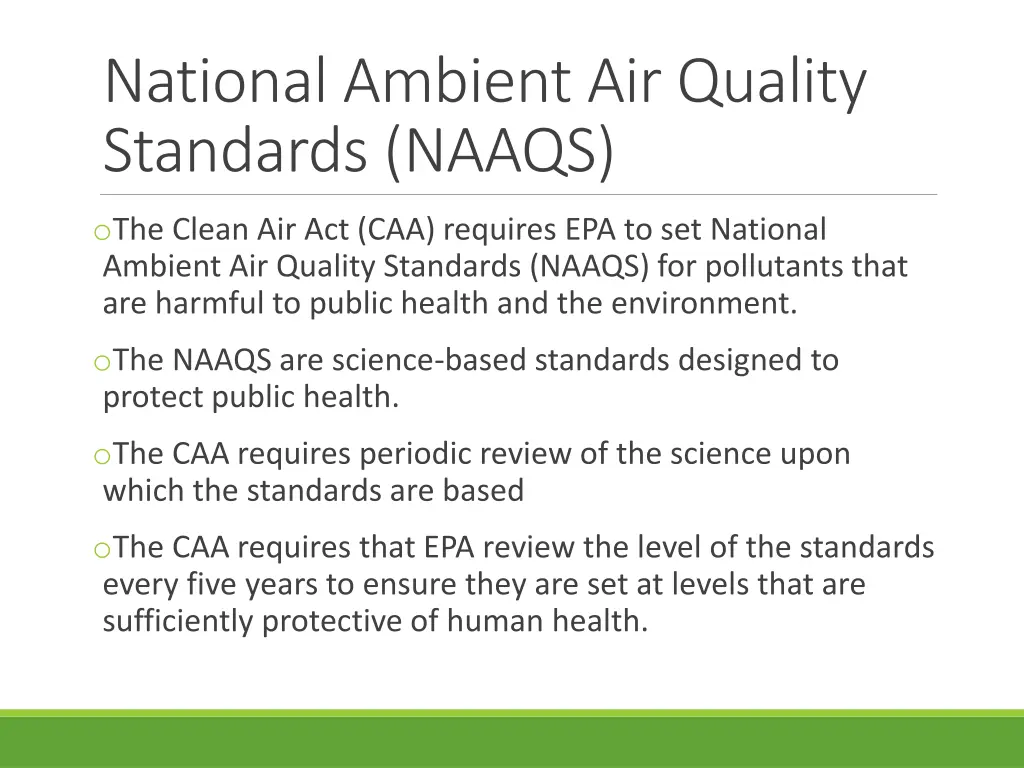national ambient air quality standards naaqs