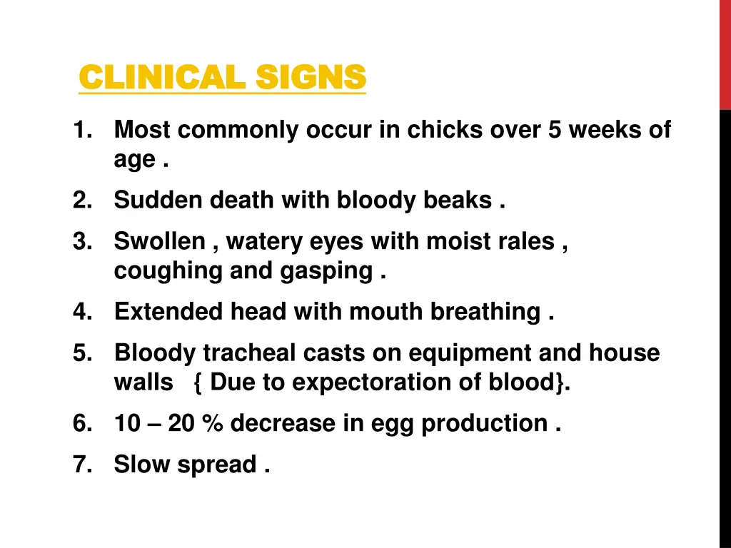 clinical signs clinical signs