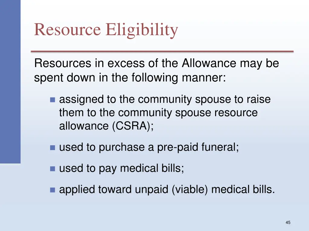 resource eligibility 2