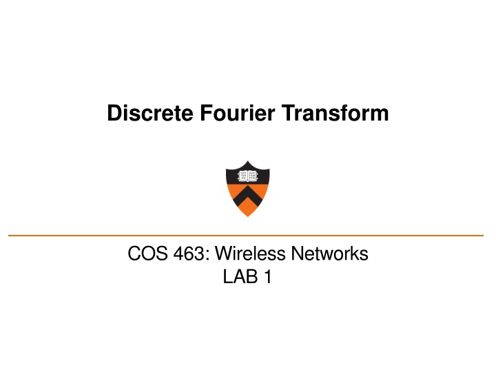 discrete fourier transform