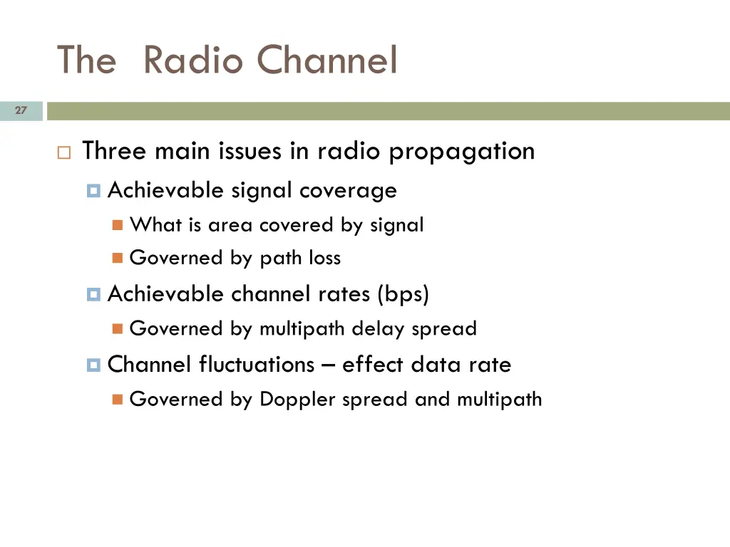 the radio channel 1
