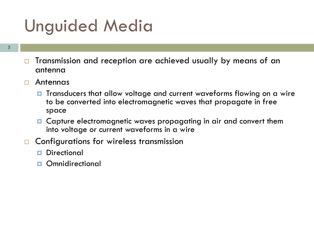 unguided media