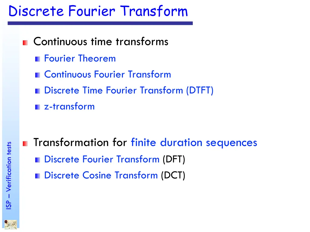 discrete fourier transform