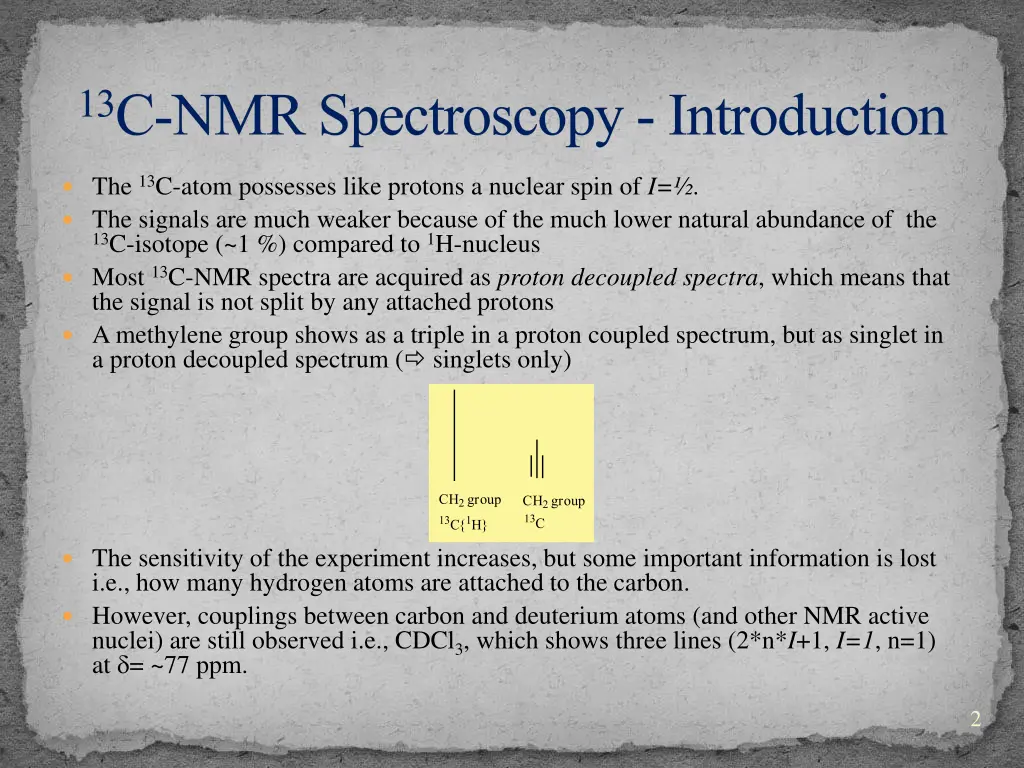 13 c nmr spectroscopy introduction