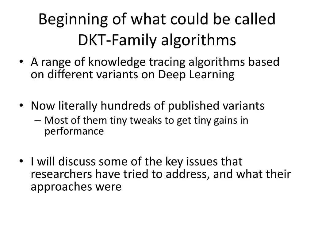 beginning of what could be called dkt family