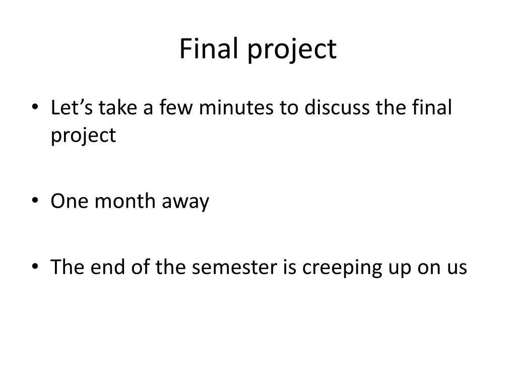 final project
