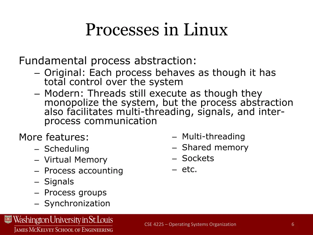 processes in linux