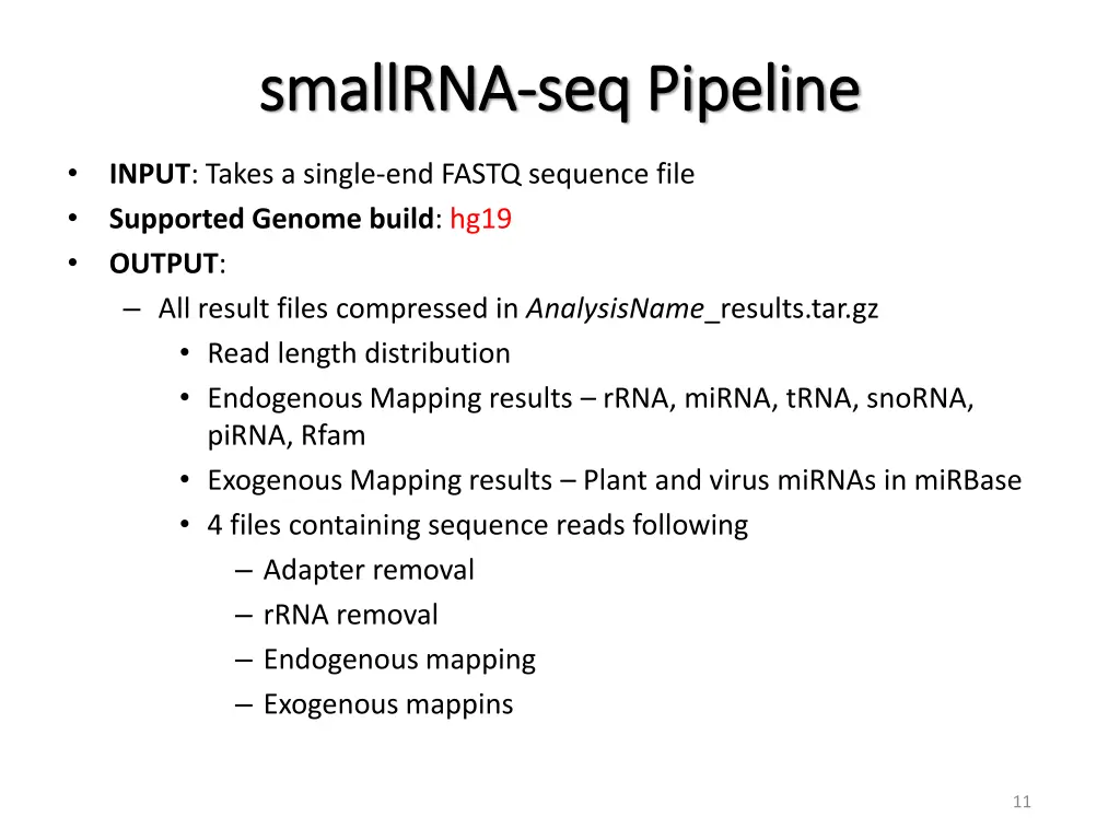 smallrna smallrna seq
